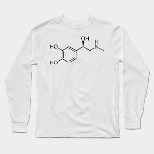 Adrenaline/Epinephrine Chemistry Molecule Structure Long Sleeve T-Shirt